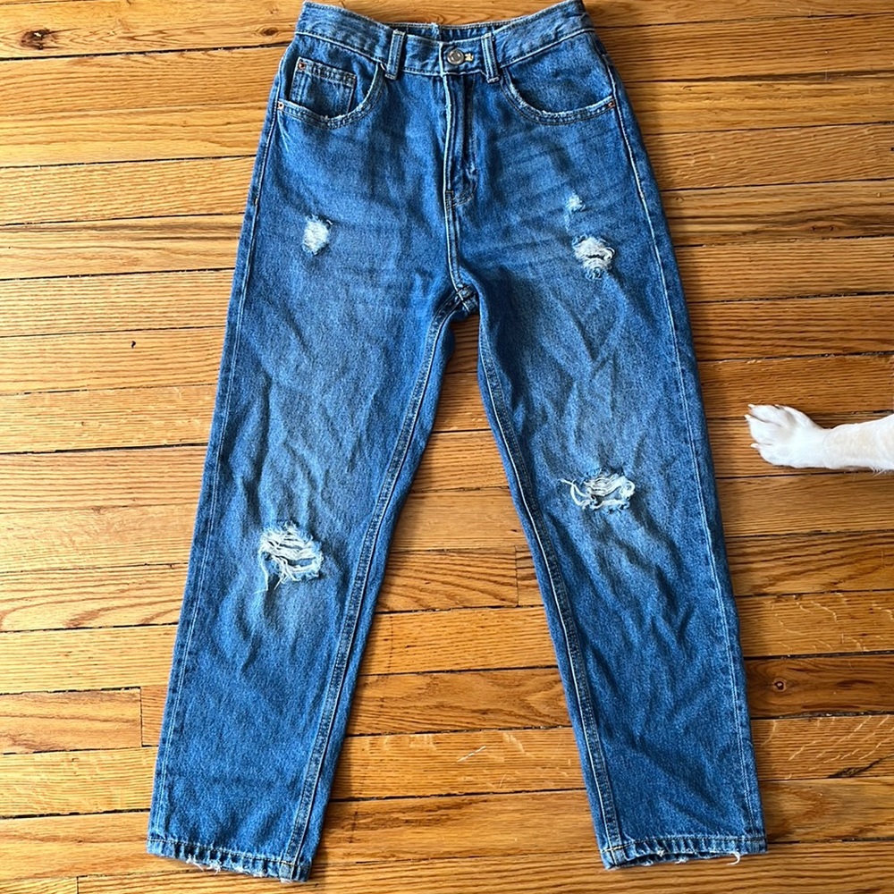 Zara mom jeans girls size 10/12